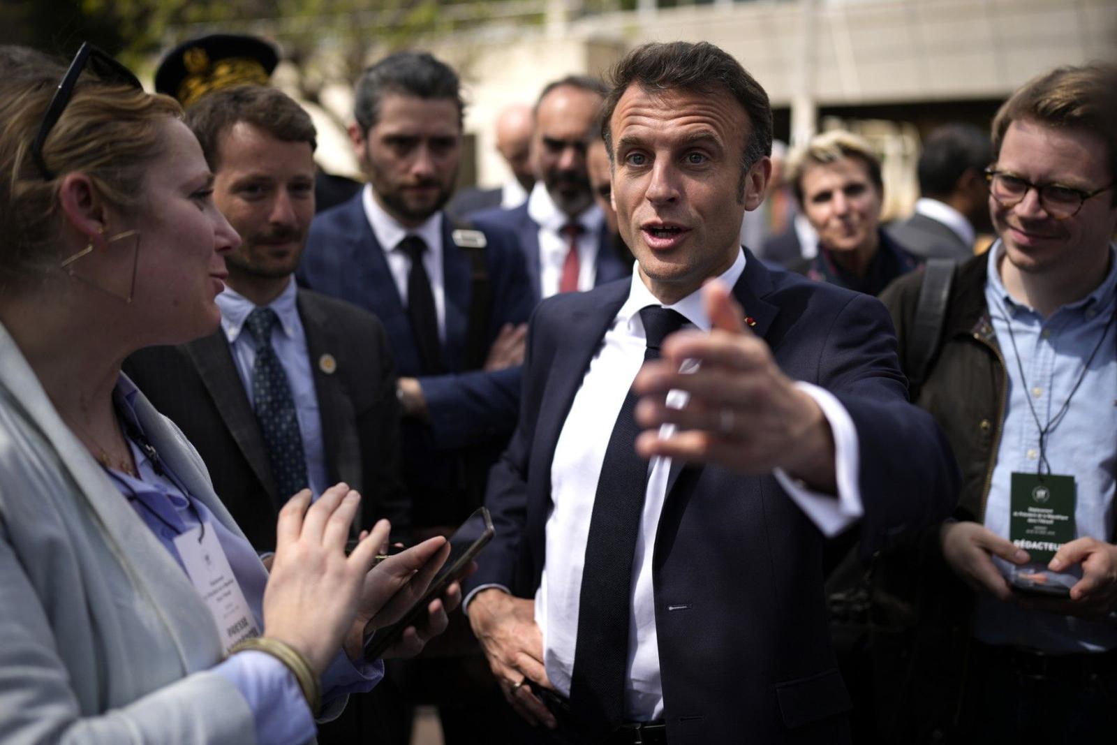 Emmanuel Macron 2023