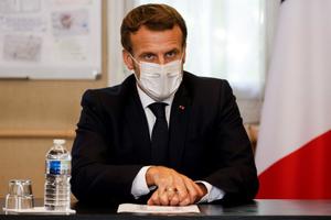 Emmanuel Macron portrait AFP