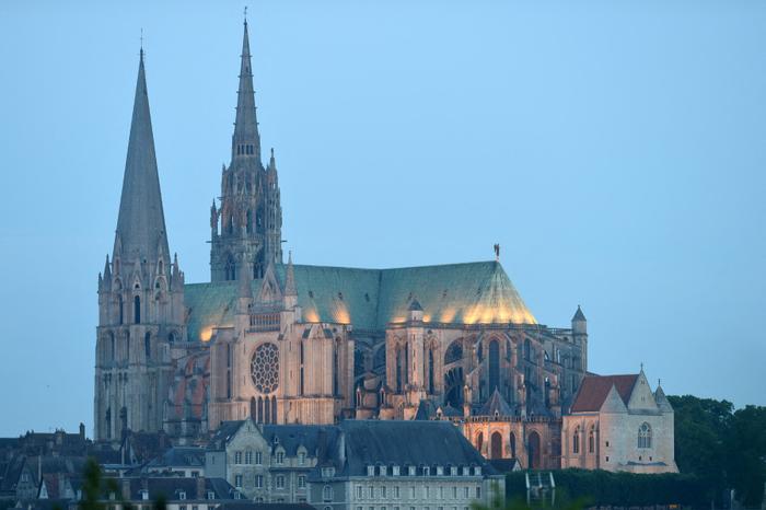 La cathédrale Notre-Dame de Chartres, le 16 mai 2022