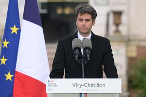 Gabriel Attal portrait AFP