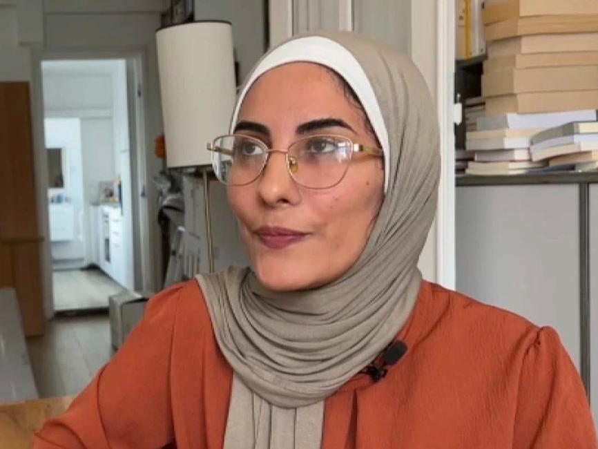 Nour Attalah, étudiante palestinienne réfugiée en France depuis la mi-juillet