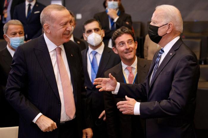 Recep Tayyip Erodgan Joe Biden AFP