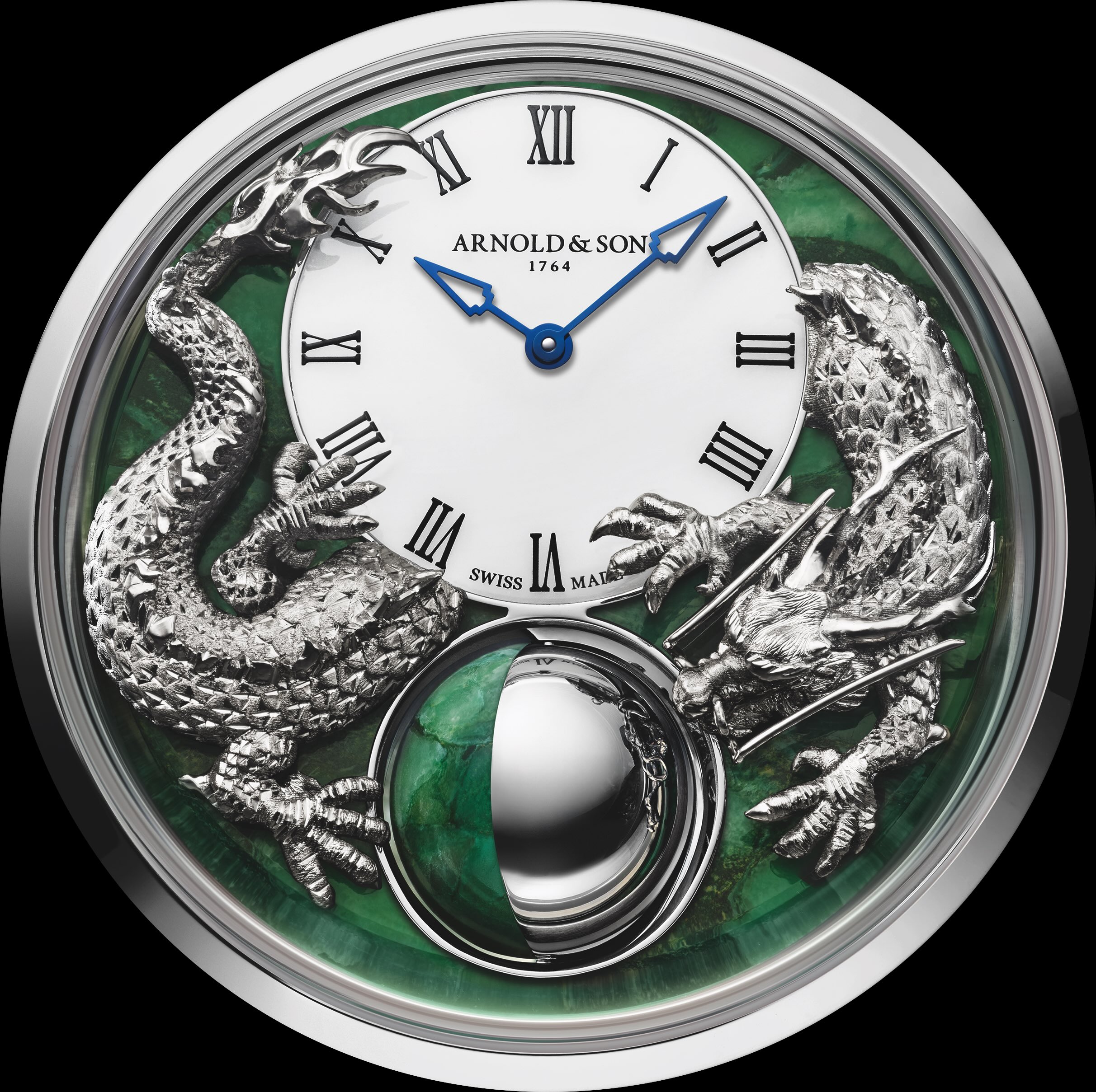 Quand le dragon perd la boule et quand la neige se marie avec la nacre : c'est l'actualité des montres en mode prairial
