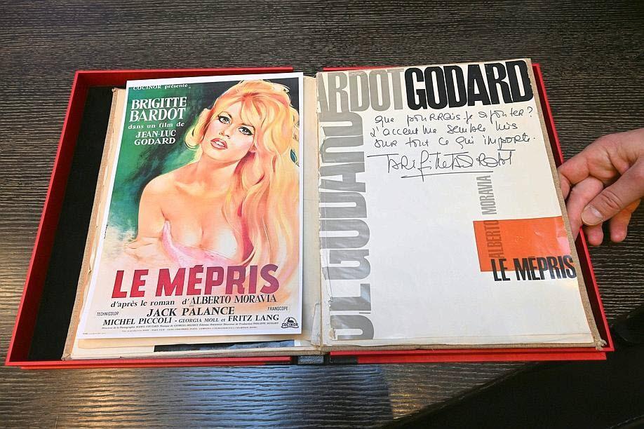 Le Mépris Godard Bardot AFP