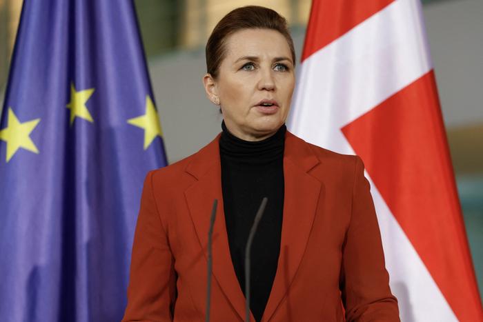 La Première ministre danoise Mette Frederiksen, le 28 janvier 2025 à Berlin. (Image d'illustration)