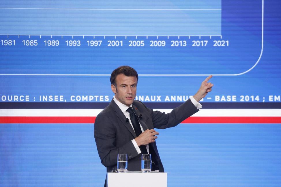 Emmanuel Macron industrie AFP