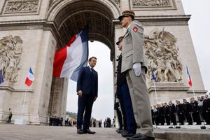 Emmanuel Macron 8 mai AFP