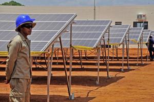 panneaux solaires environnement AFP
