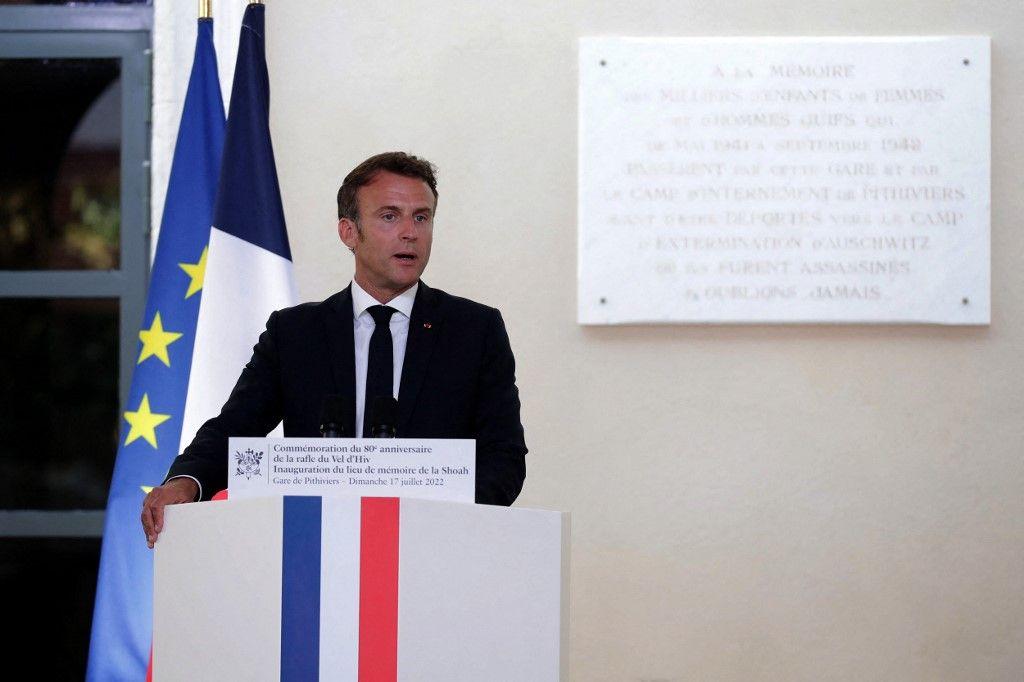 Emmanuel Macron Vel d'Hiv AFP