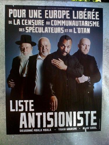 Affiche Dieudonné Europalestine