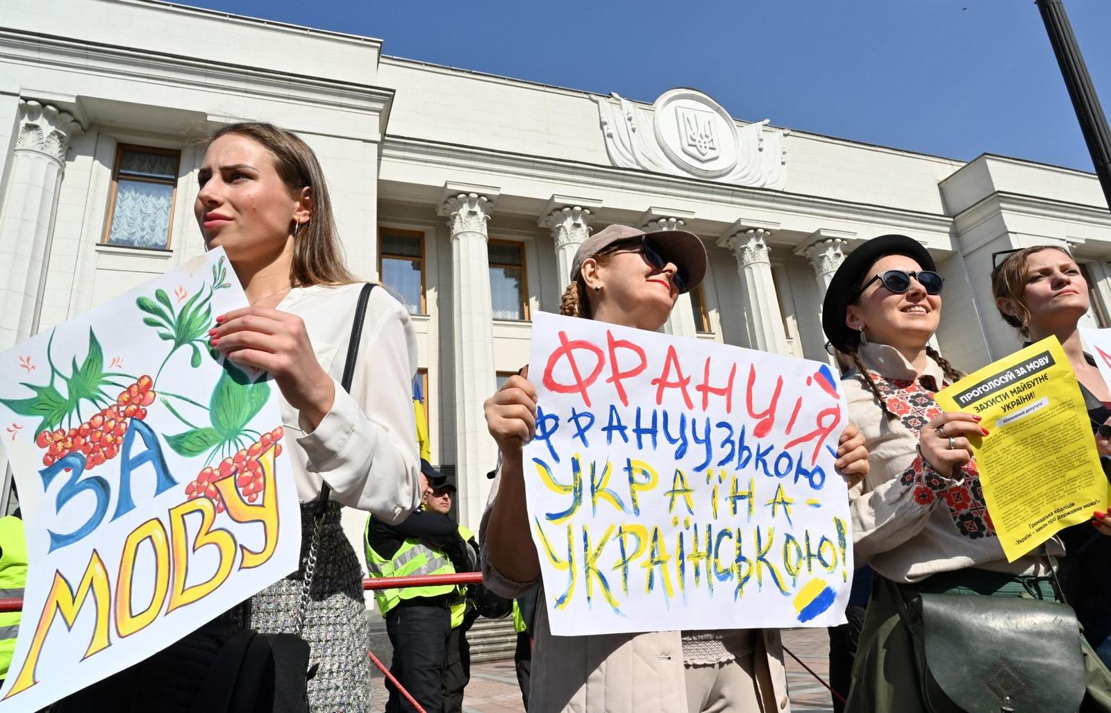 Ukraine langue - AFP