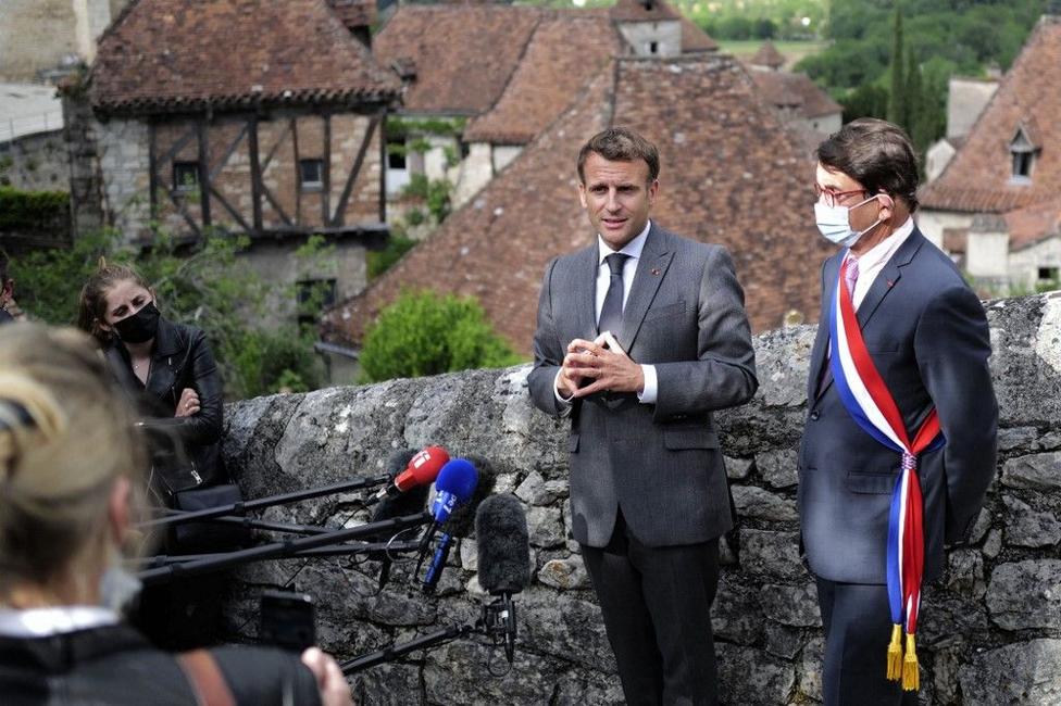 Emmanuel Macron visite juin 2021 AFP