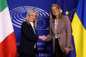 Giorgia Meloni Europe AFP