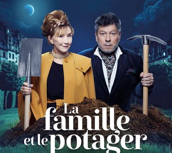 La famille et le potager