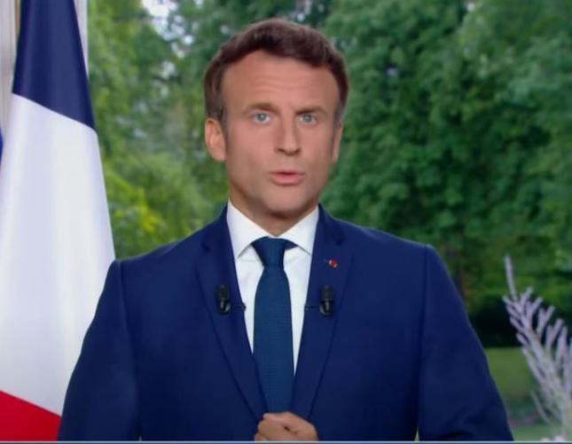 Emmanuel Macron allocution