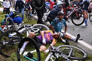 Tour de France 2021 chute AFP