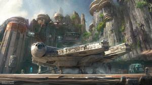 La maquette des prochain parcs d'attraction Star Wars