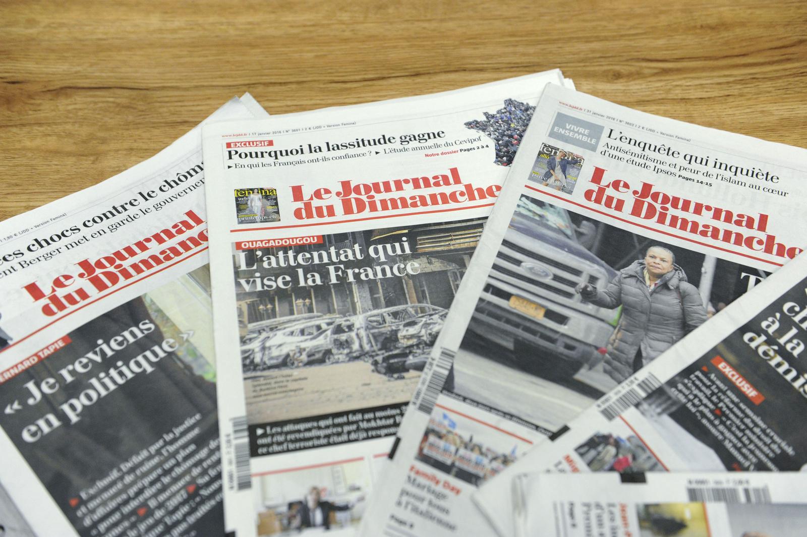 journal du dimanche AFP