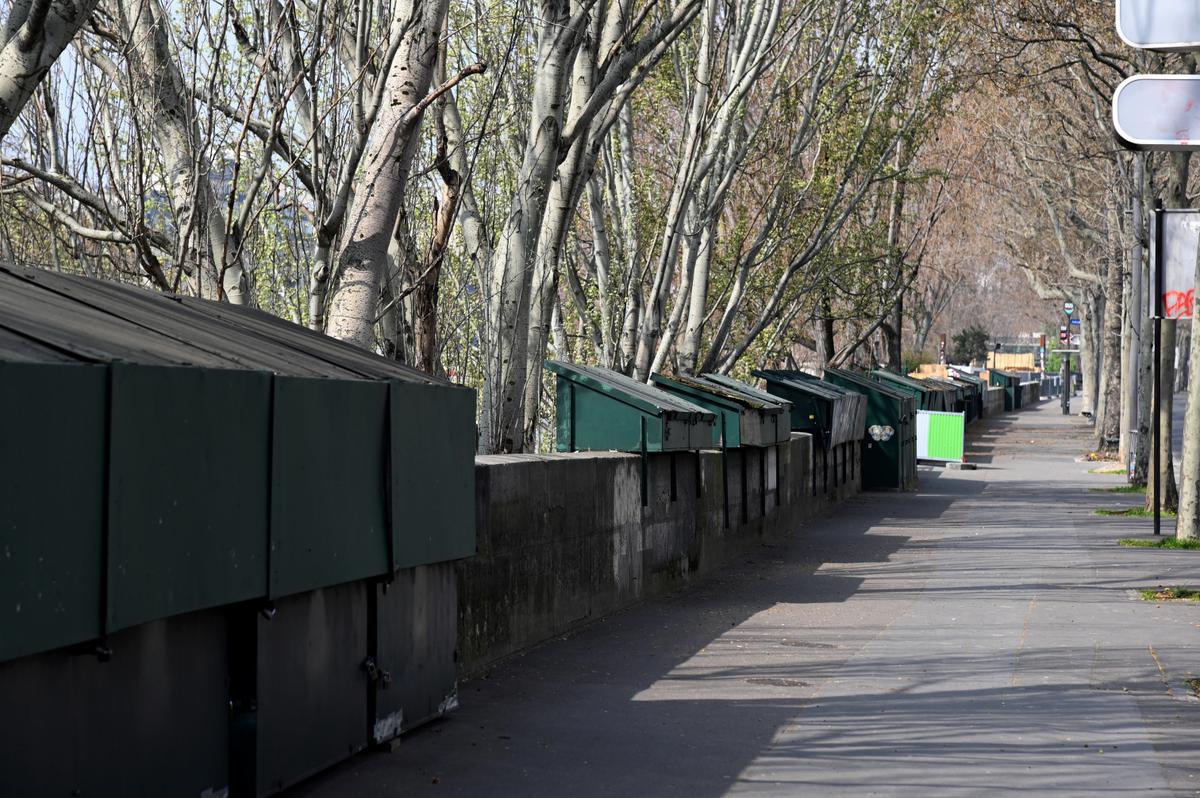 Bouquinistes Paris fermés