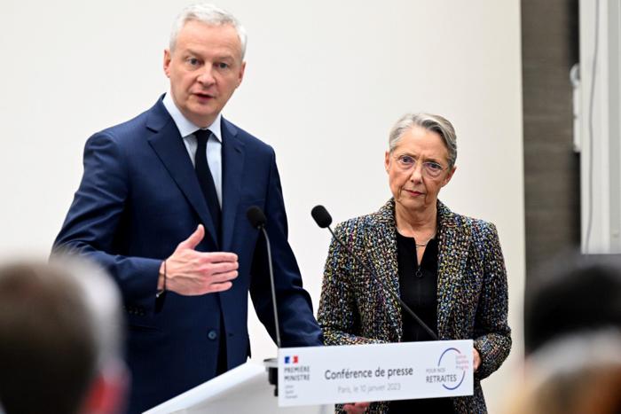 Elisabeth Borne Bruno Le Maire AFP