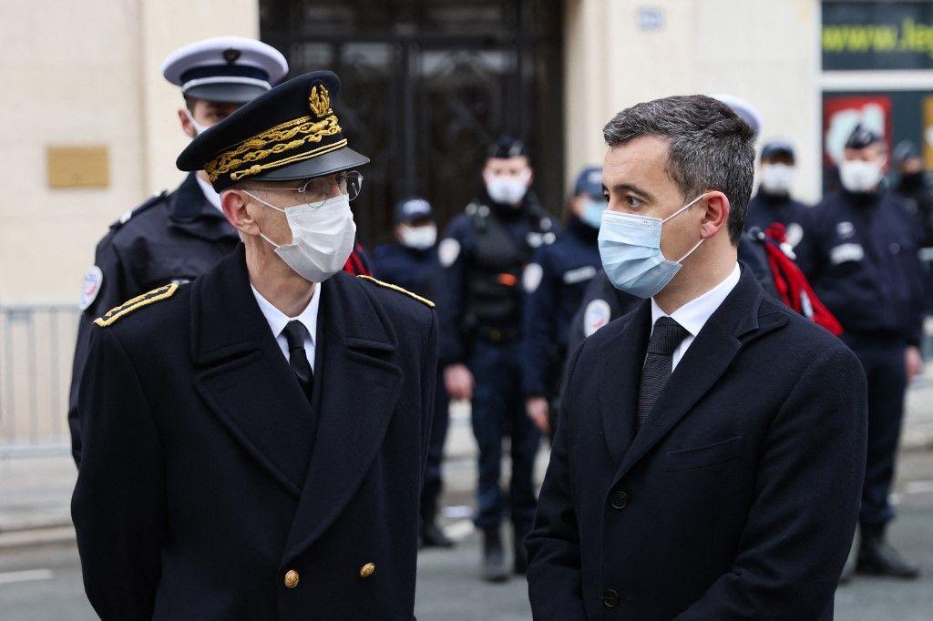 Gérald Darmanin Didier Lallement AFP
