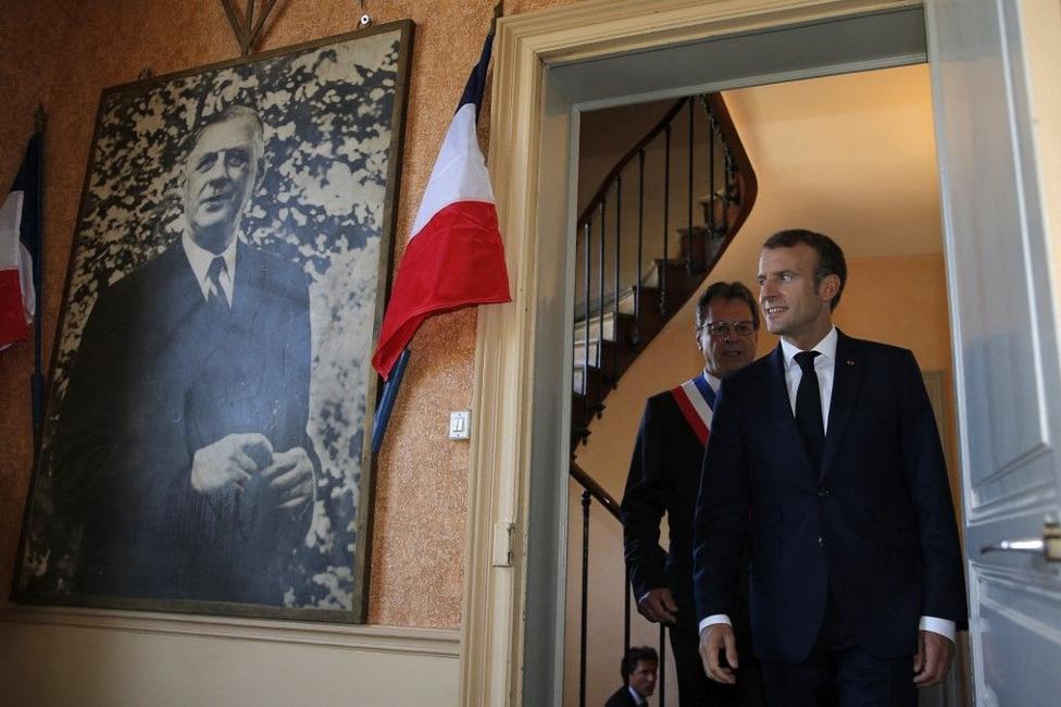 Emmanuel Macron Général de Gaulle AFP