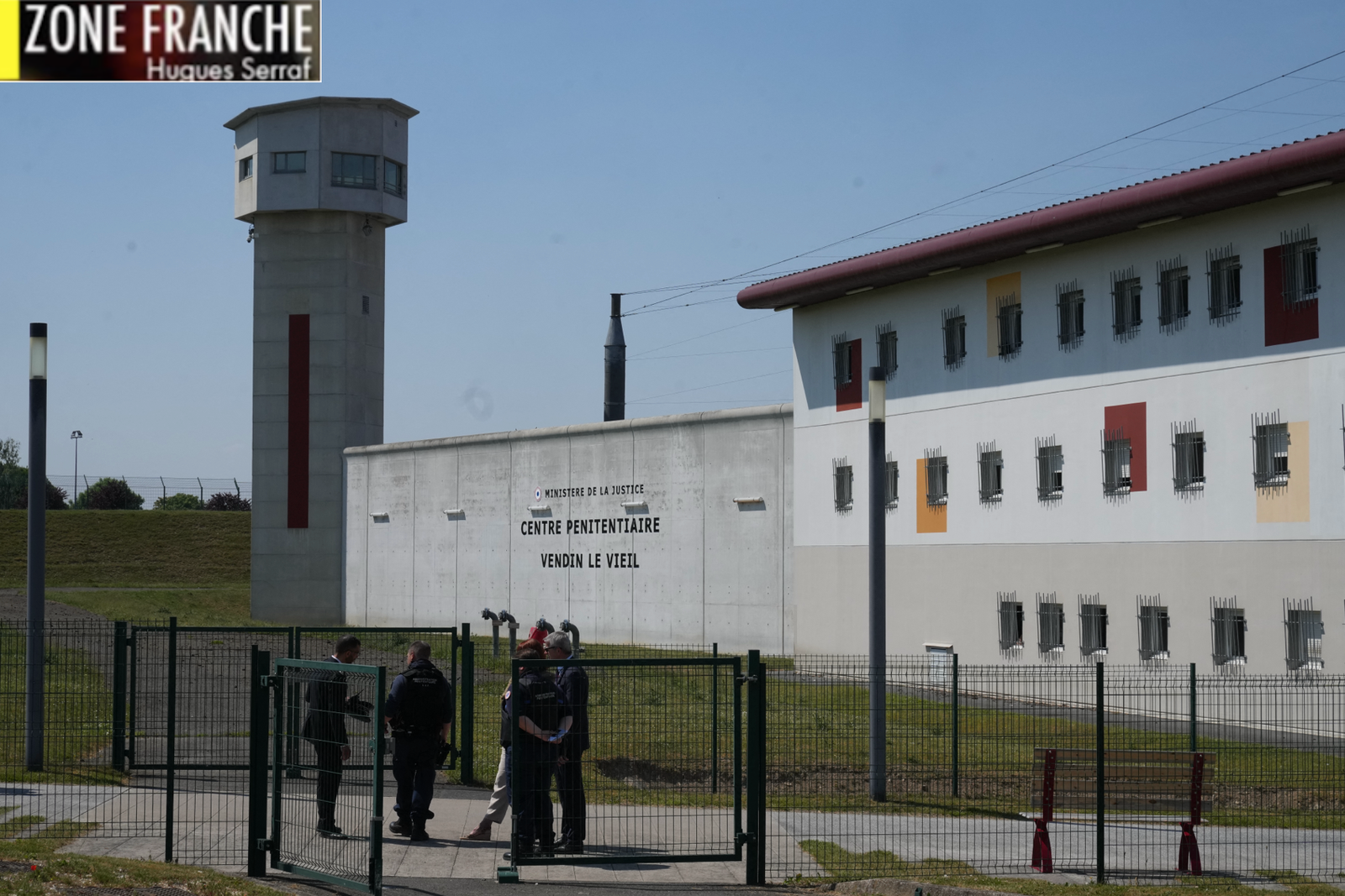 La prison de Vendin-le-Vieil, près de Lens, où Mohamed Amra a été transféré hier