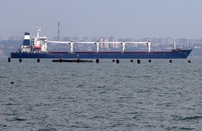 M/V Razoni, le premier navire marchand a quitter l'Ukraine après cinq mois de conflit