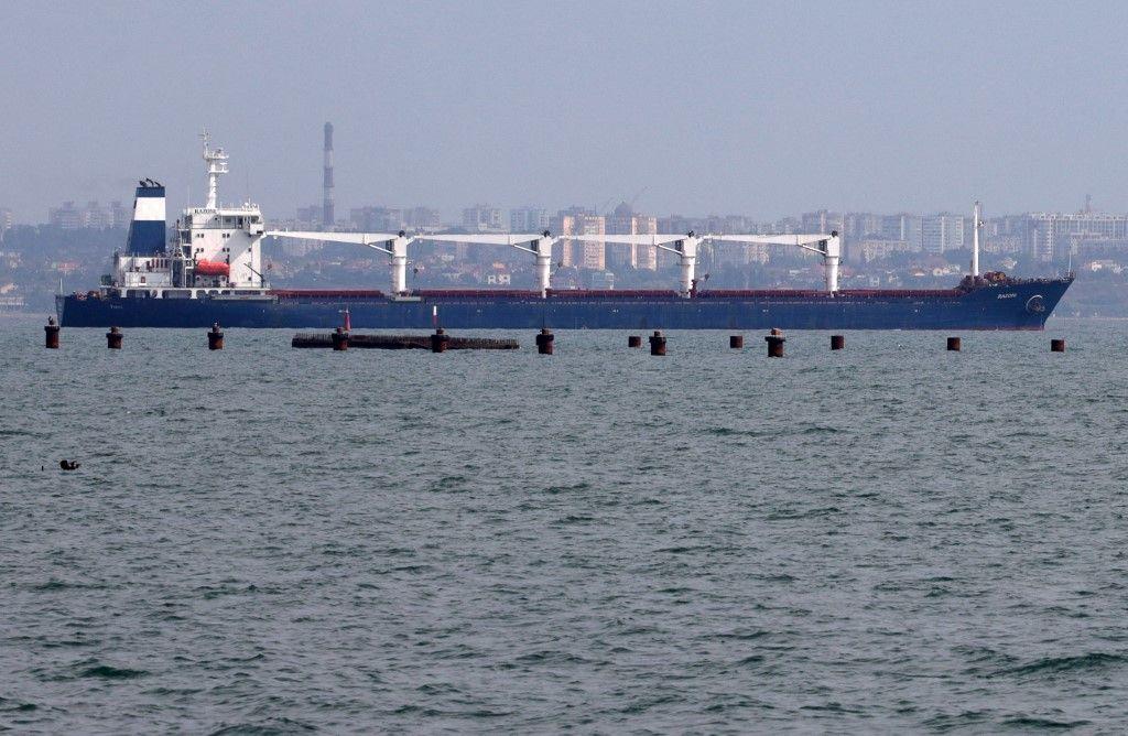 M/V Razoni, le premier navire marchand a quitter l'Ukraine après cinq mois de conflit