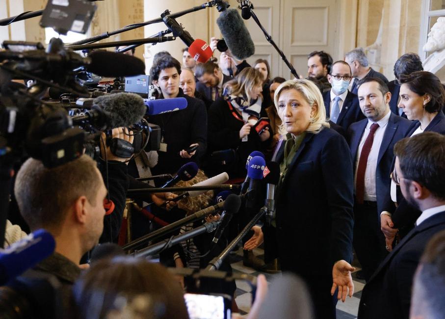 Marine Le Pen Assemblée nationale AFP