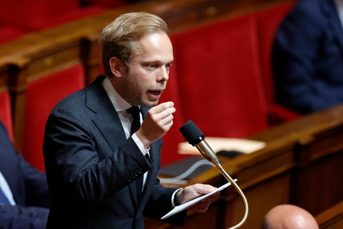 Le député UDR Charles Alloncle intervient lors d’une séance de questions au gouvernement à l’Assemblée nationale, la chambre basse du Parlement français, à Paris, le 10 juin 2025. (Image d'illustration)