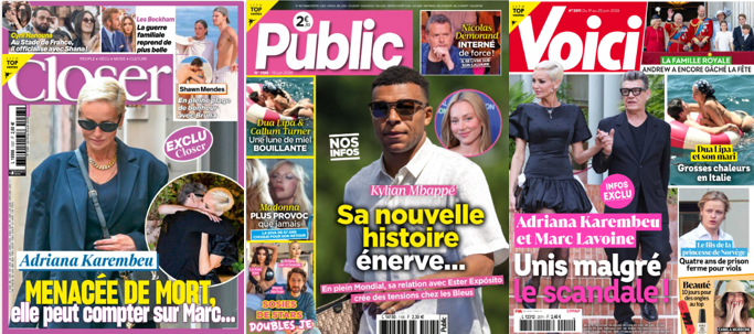 "Closer", "Public", et "Voici".