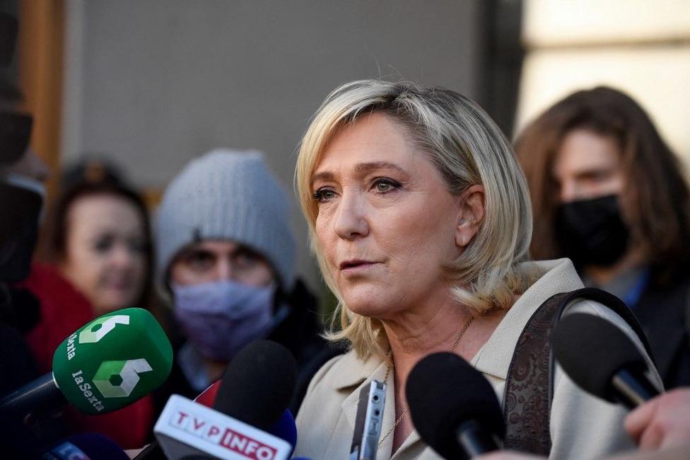 Marine Le Pen Espagne AFP