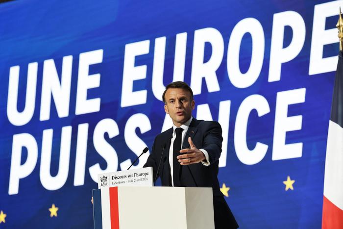 Emmanuel Macron Europe AFP