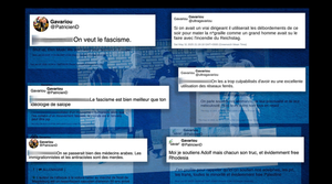 Des tweets postés par Quentin Deranque sous l'un de ses pseudonymes