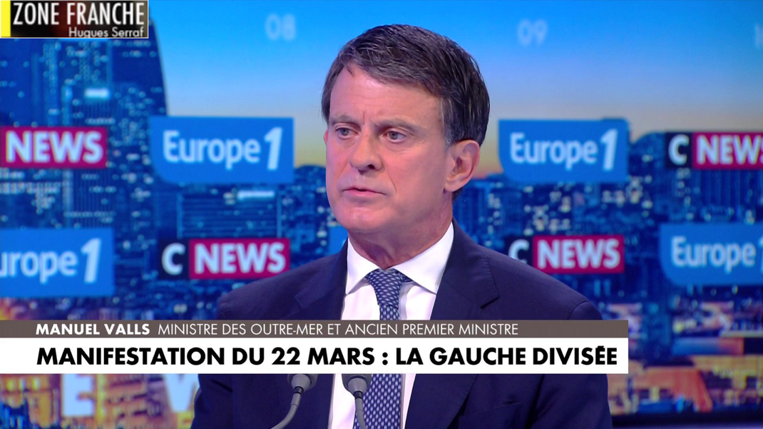 Manuel Valls sur CNews
