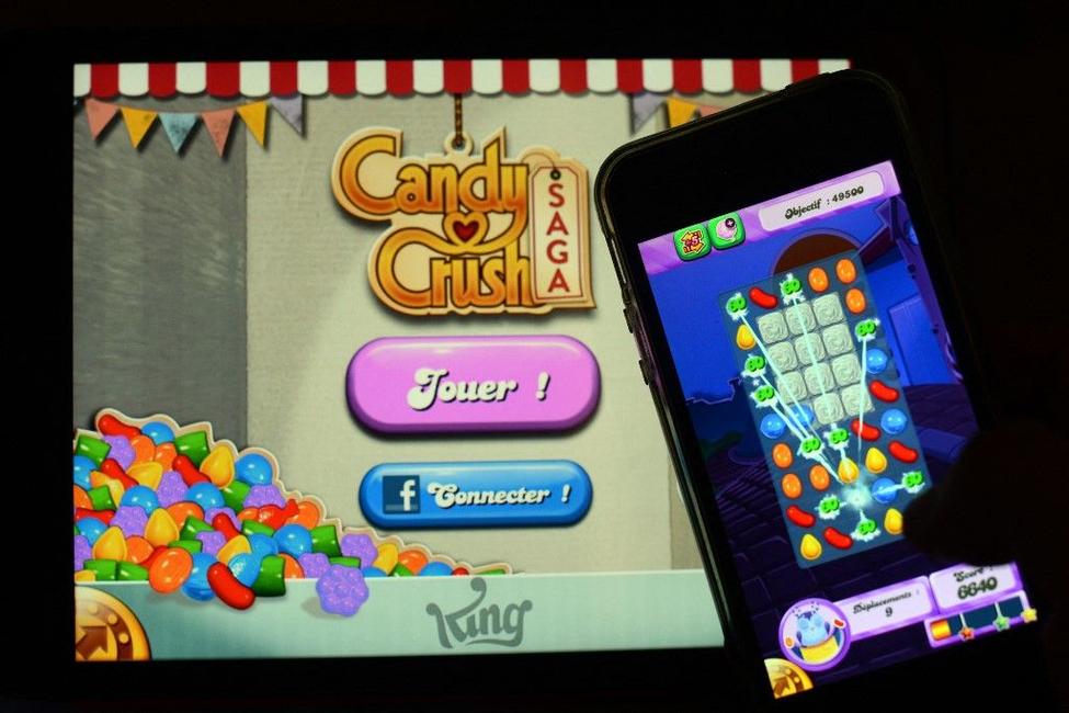 smartphone Candy Crush AFP