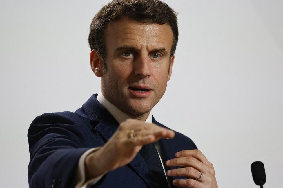 Emmanuel Macron portrait AFP