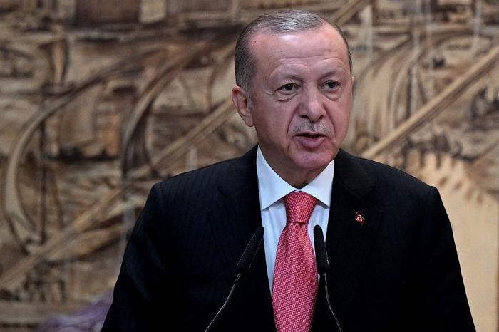 Recep Tayyip Erdogan portrait AFP