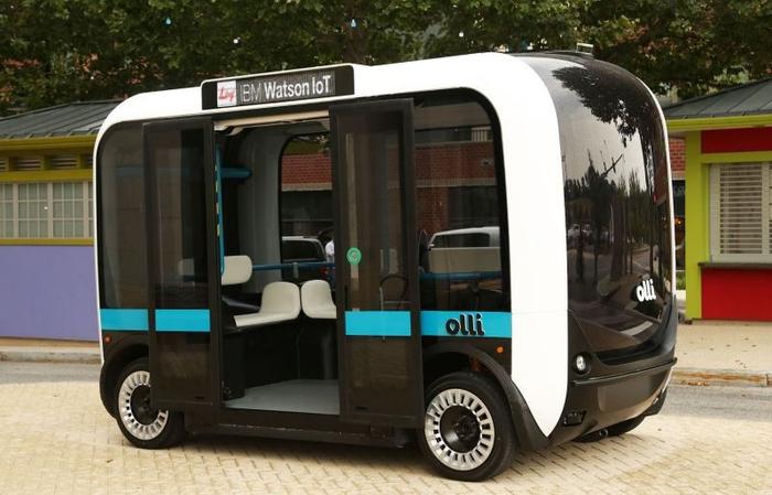 Olli", le minibus bientôt autonome de Local Motors embarquera le processeur "Watson" de chez IBM