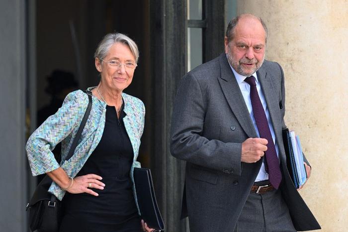 Eric Dupond-Moretti Elisabeth Borne AFP