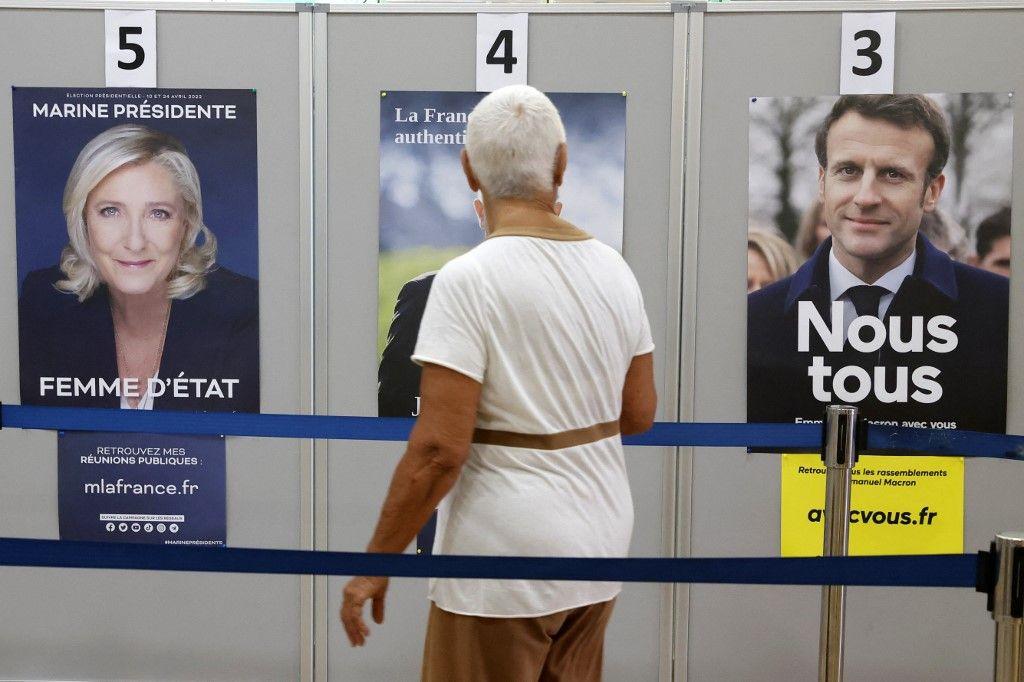 Marine Le Pen Emmanuel Macron AFP