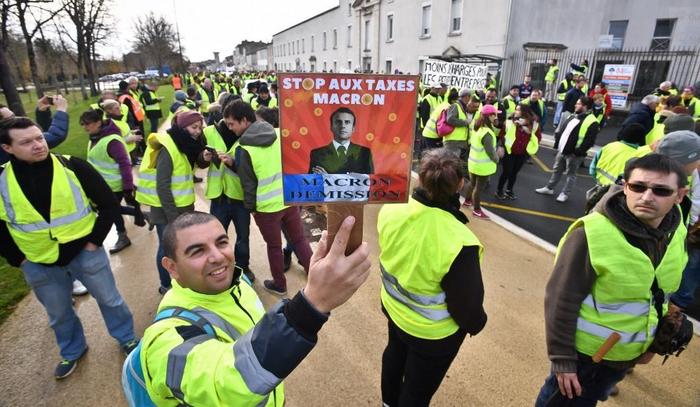 Gilets jaunes taxes AFP