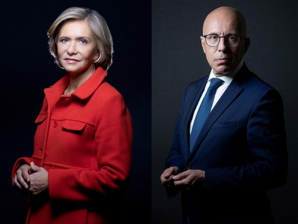 Valérie Pécresse Eric Ciotti AFP