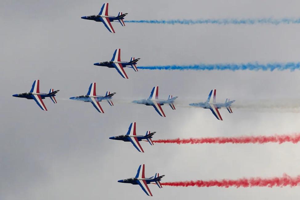 Un accident impliquant deux Alpha Jet de la Patrouille de France en répétition vient d'avoir lieu dans l'est de la France