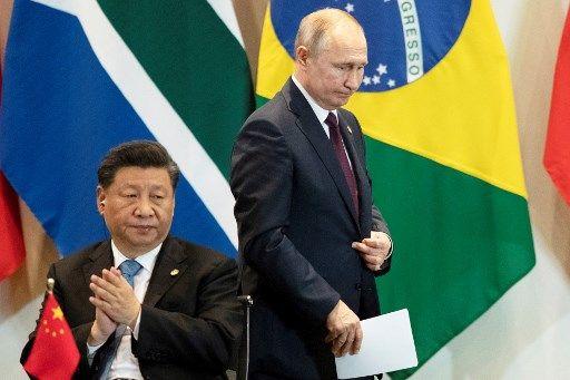 Xi Jinping Vladimir Poutine - AFP