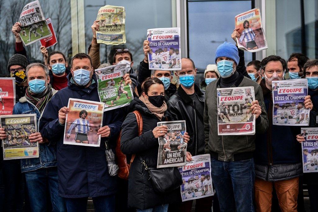 L'Equipe journal grève