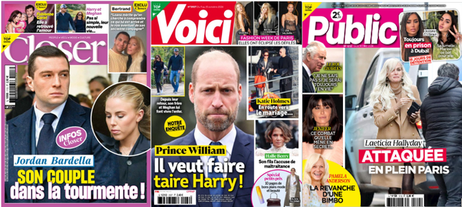 "Closer", "Voici" et "Public".