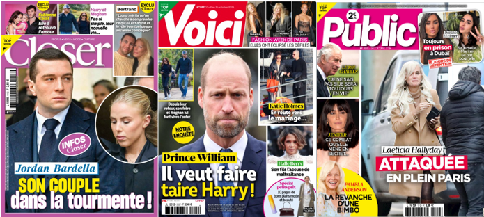 "Closer", "Voici" et "Public".