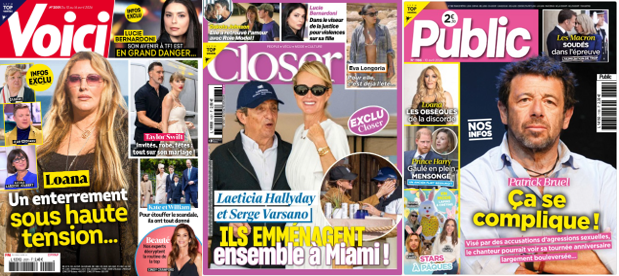 "Voici", "Closer" et "Public"